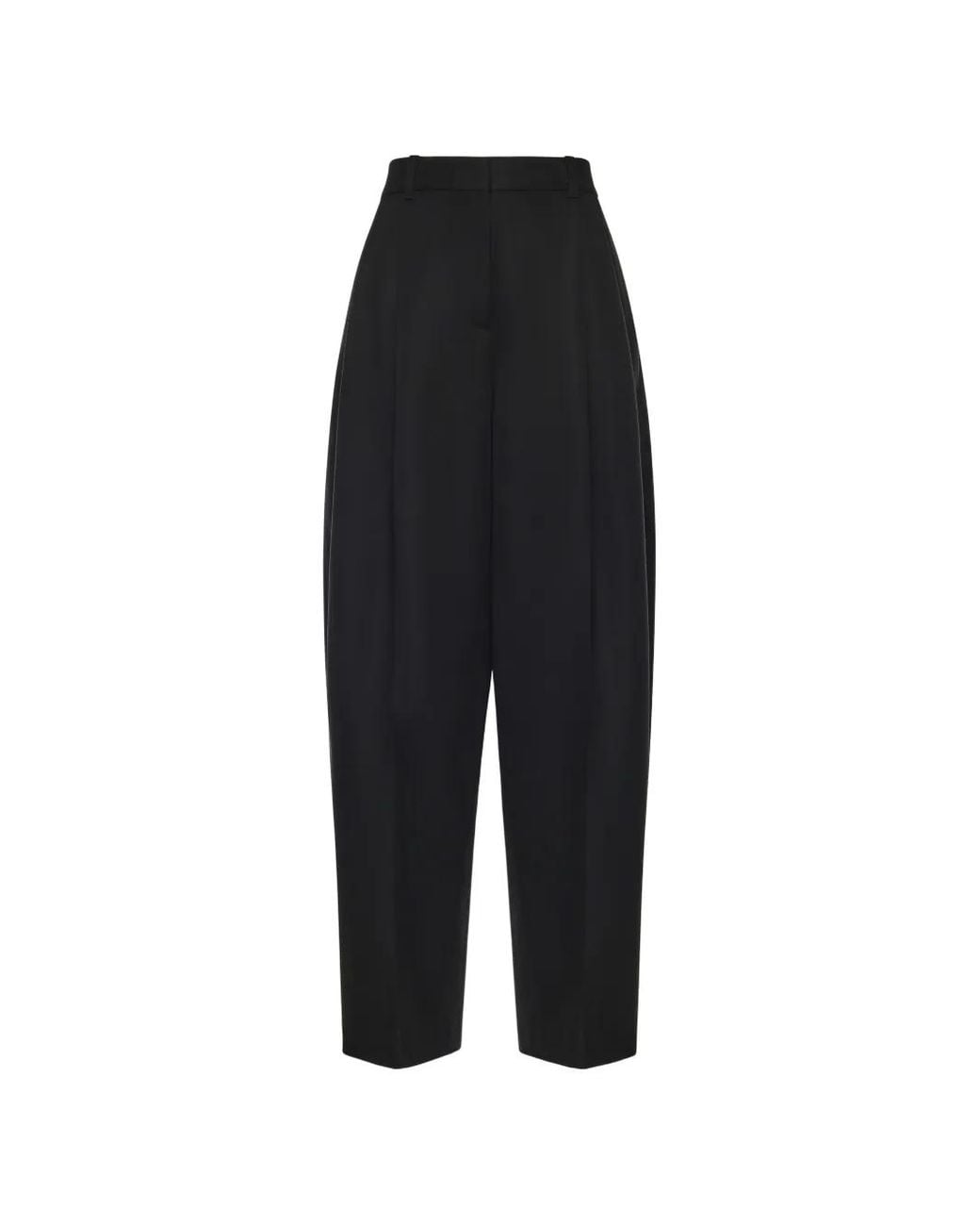 Jacquemus The Geplooide Broek in het Black