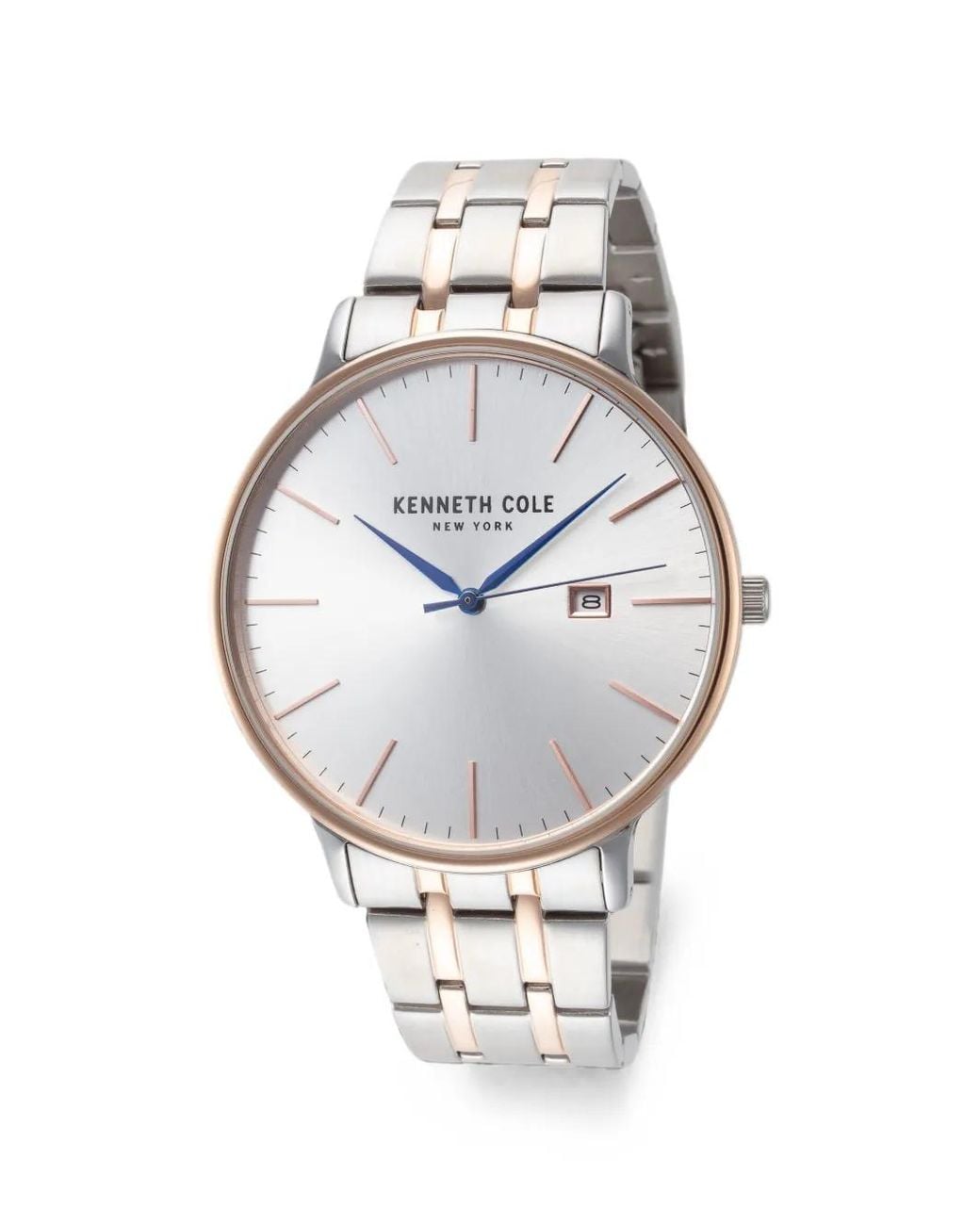 Kenneth Cole Metallic Montre Date Window Link Bracelet Mm for men