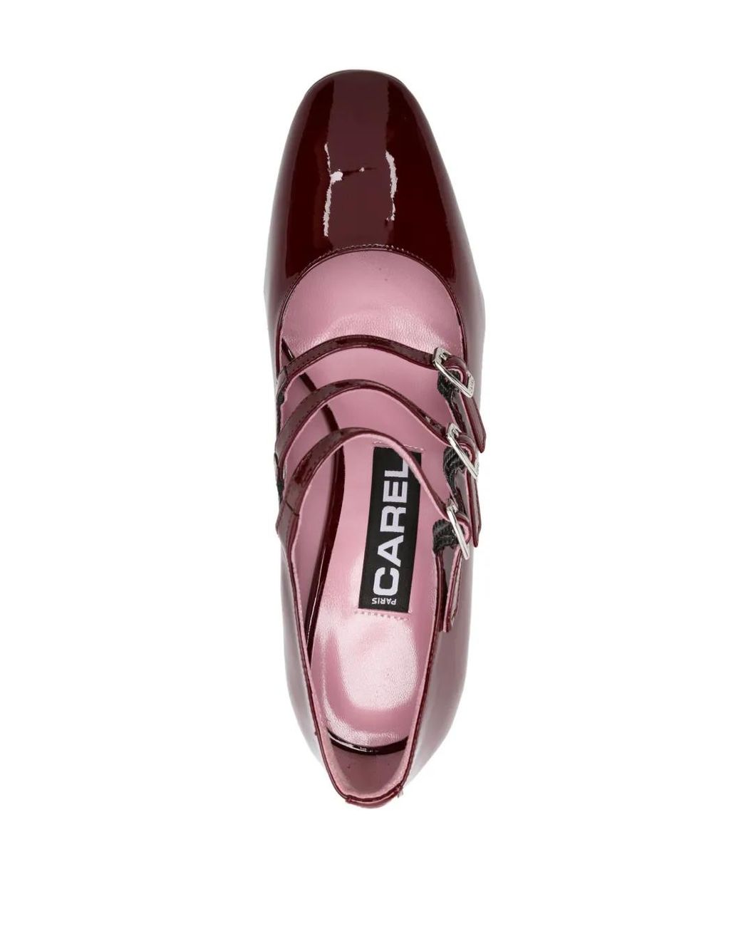 CAREL PARIS Purple Keel 85Mm Leather Pumps