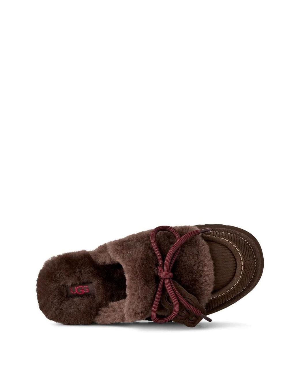 Ugg Brown Disquette Heritage Mules