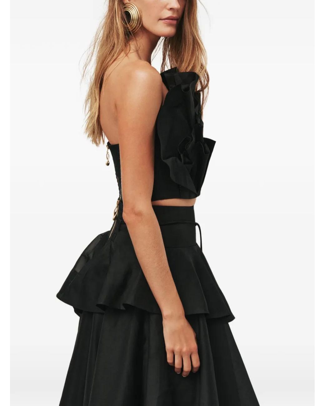 Falda larga Selestia Aje. de color Black