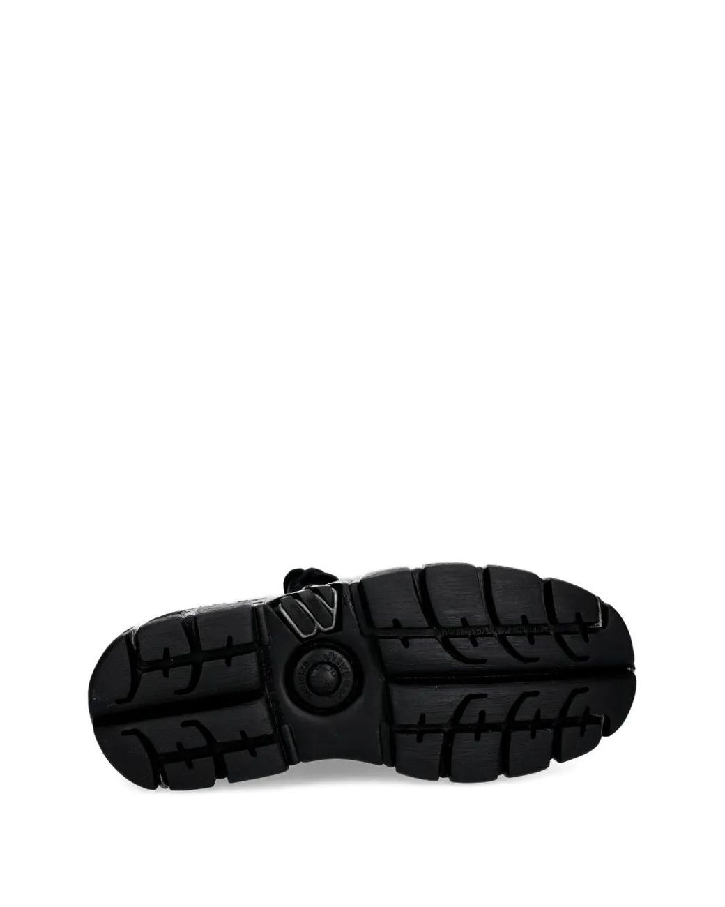 Zapatillas Con Diseño En Relieve Con Cordones New Rock de color Black