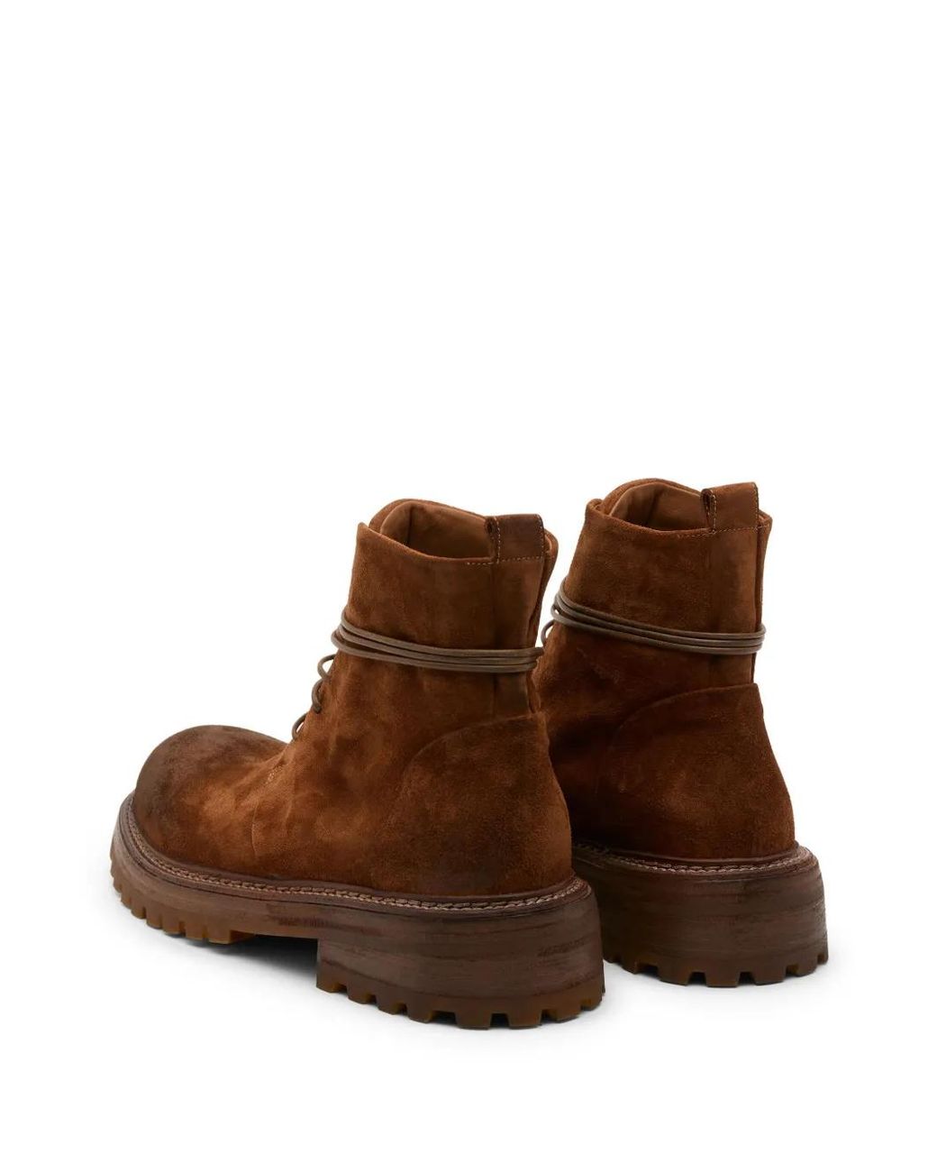 Marsèll Brown Carrucola Suede Boots for men
