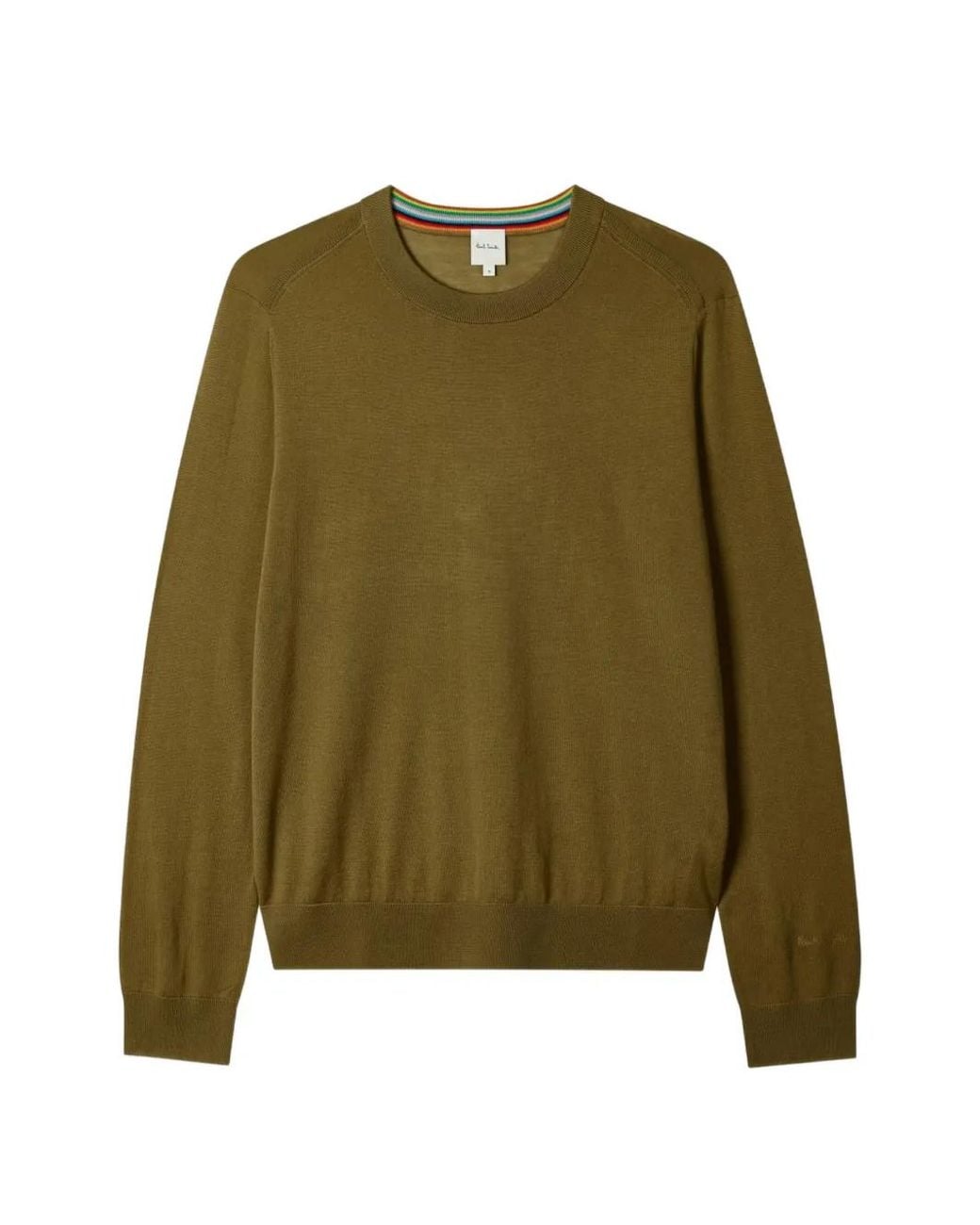 Paul Smith Green Merino Wool Sweater for men