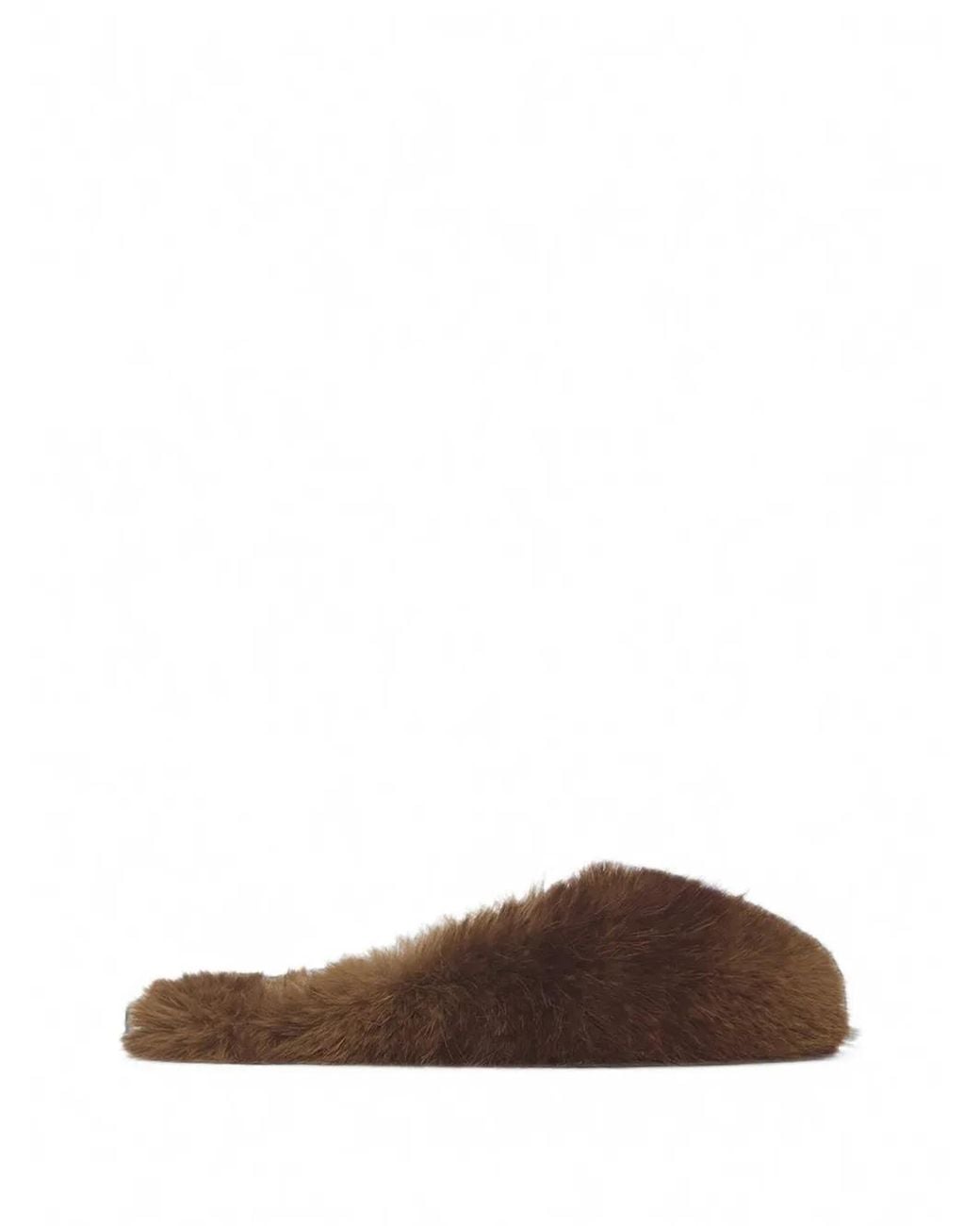Apparis Brown Demi Slippers