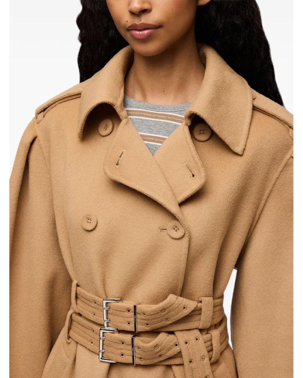 Ganni Natural Coat