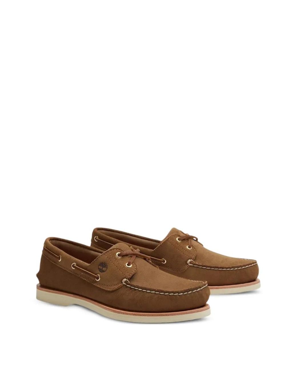 Timberland Brown Hand-Stitched Loafers for men