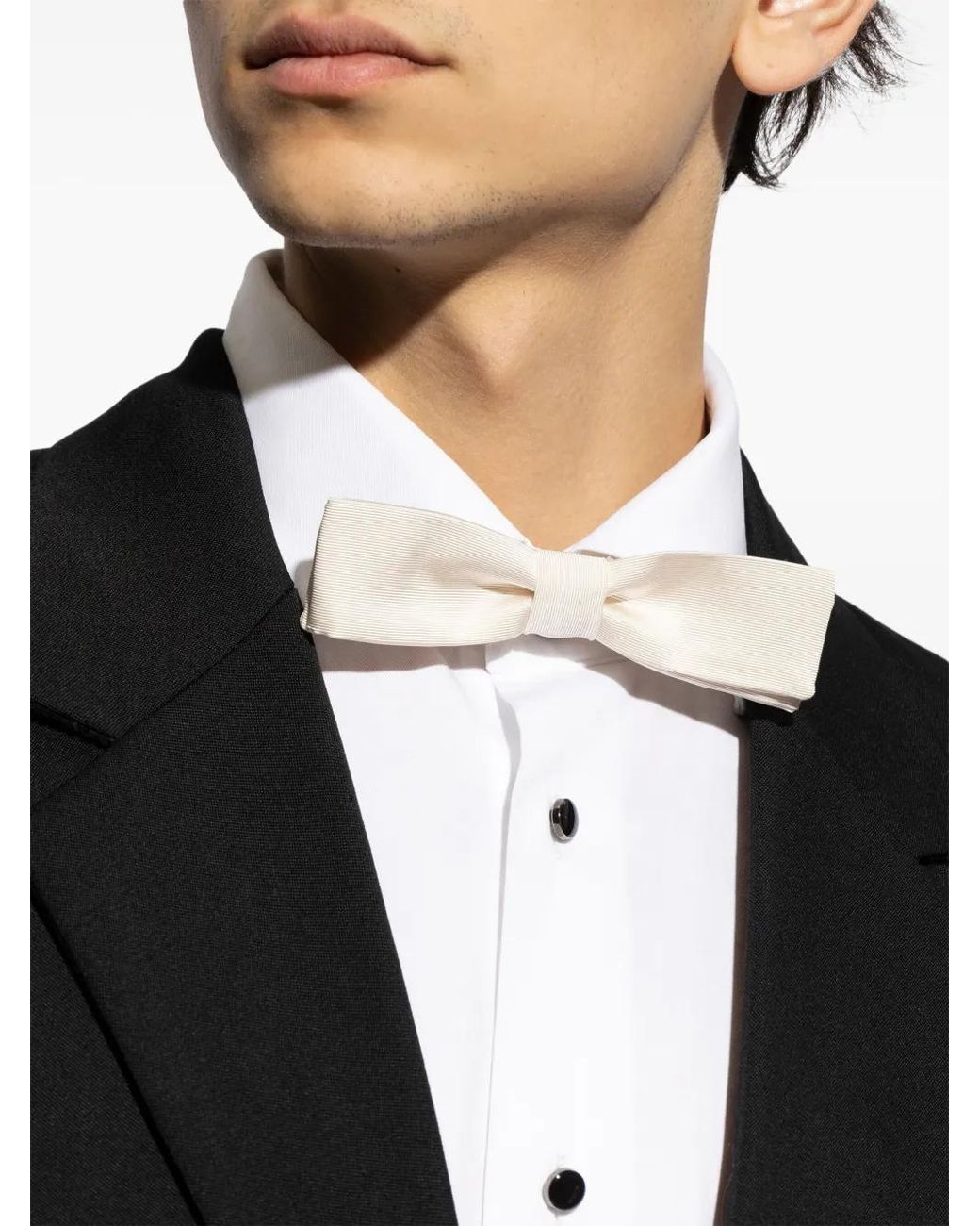 DSquared² Natural Silk Bow Tie for men