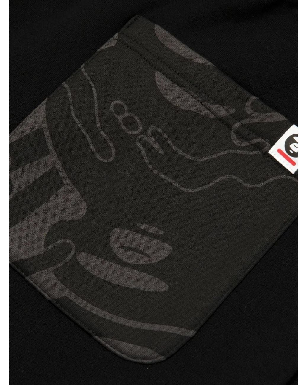 Aape By A Bathing Ape Black Logo-Print Track Pants for men