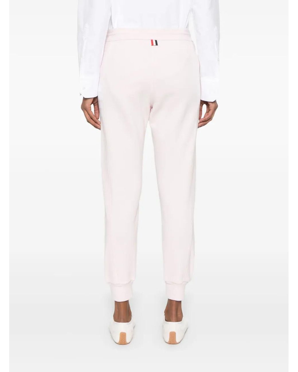 Thom Browne Pink 4-Bar Jersey Track Pants