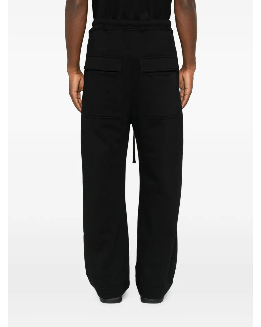 Thom Krom Black Pantalon Ample À Lien De Resserrage for men