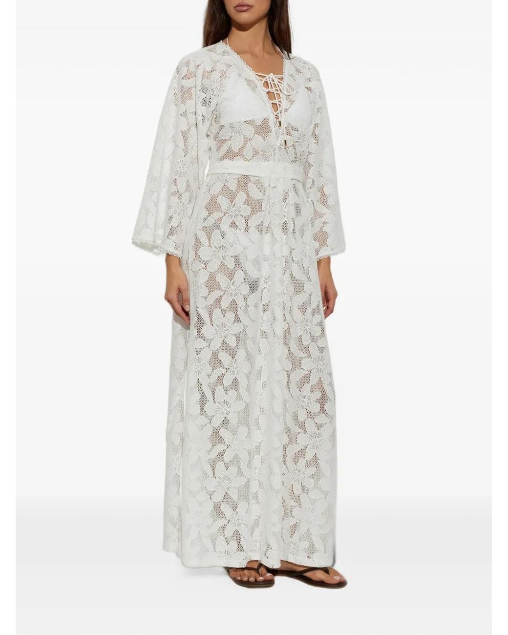 Melissa Odabash White Nina Beach Maxi Dress