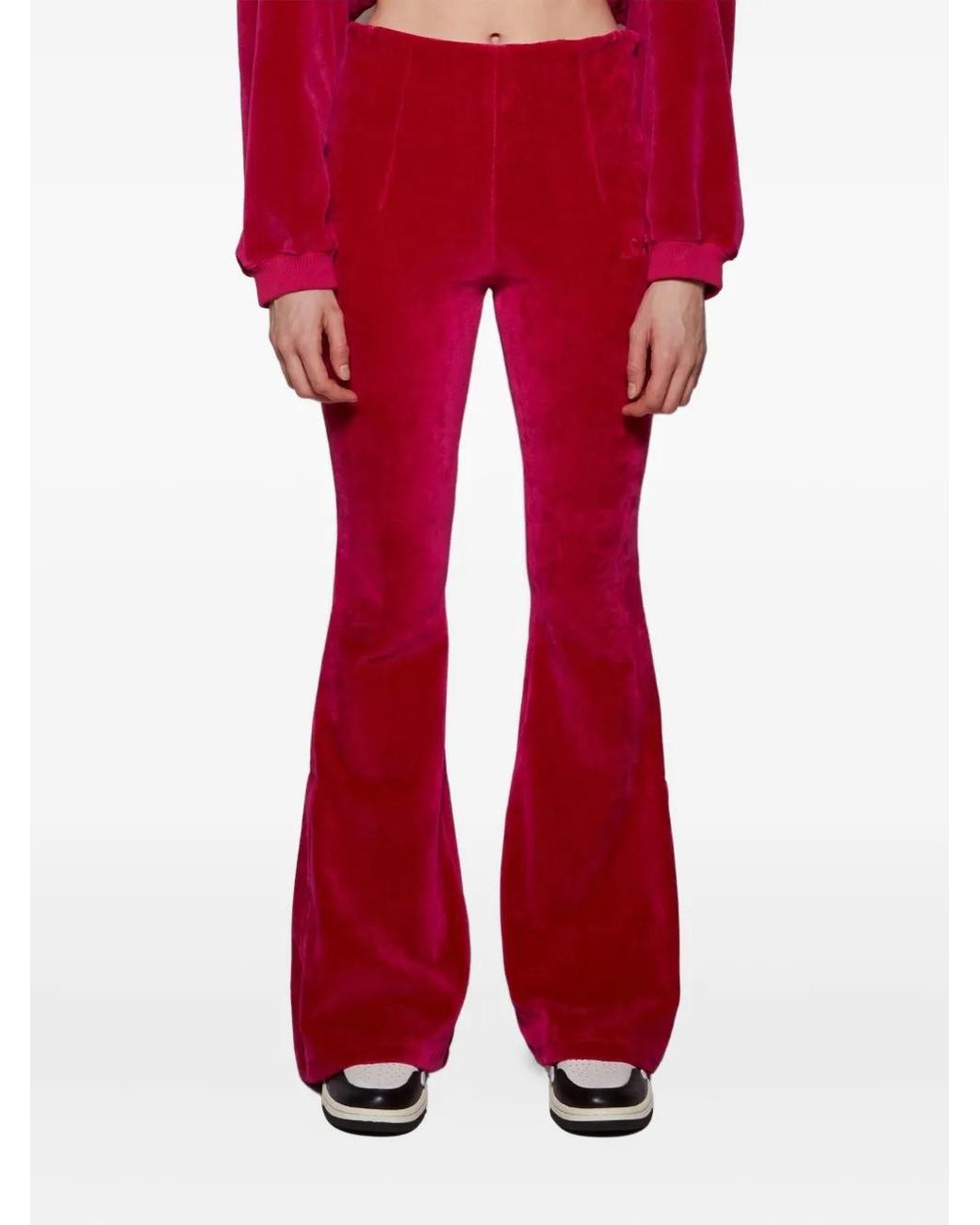 Amiri Velour Flared Pants