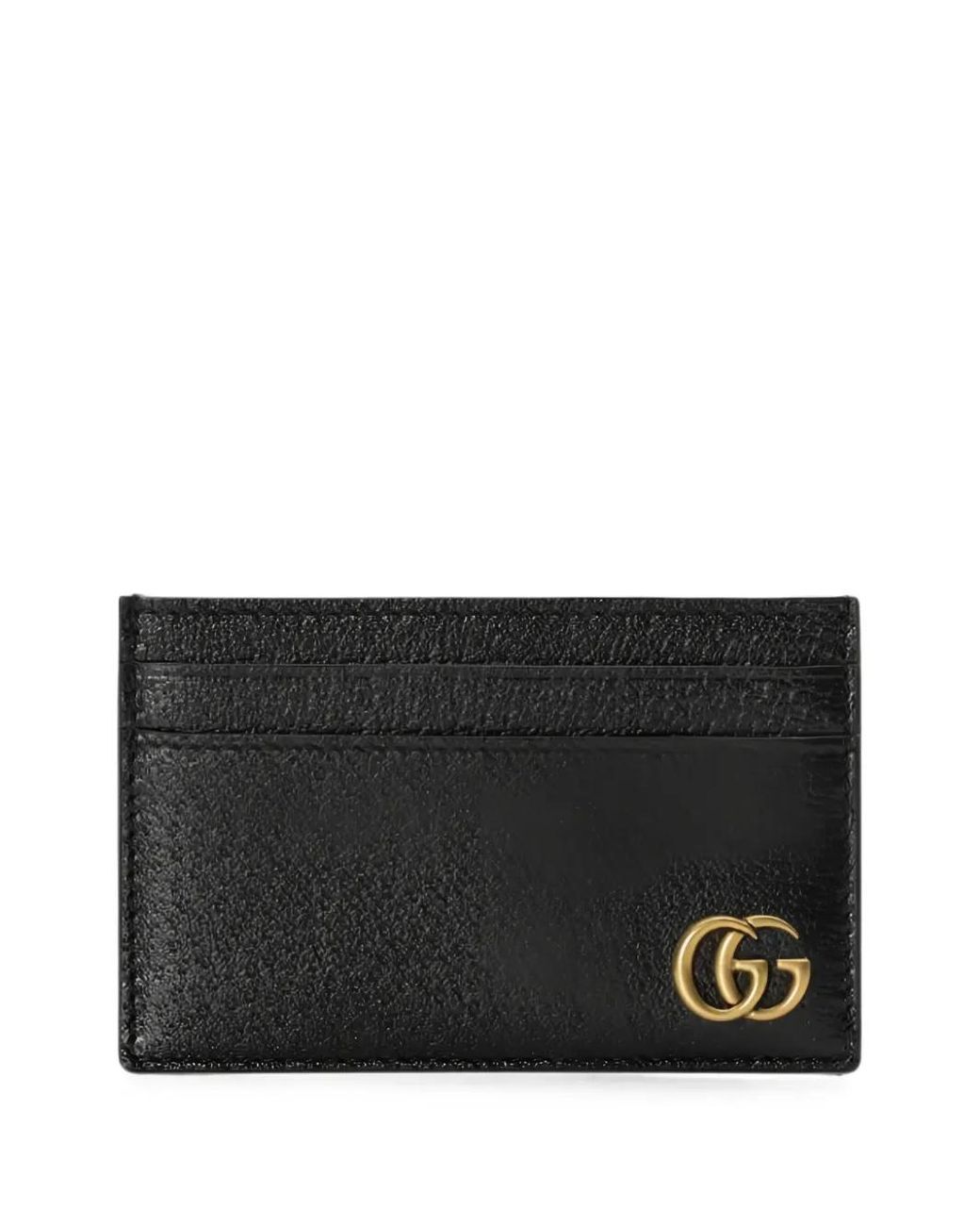 Gucci Black Gg Marmont Card Case for men
