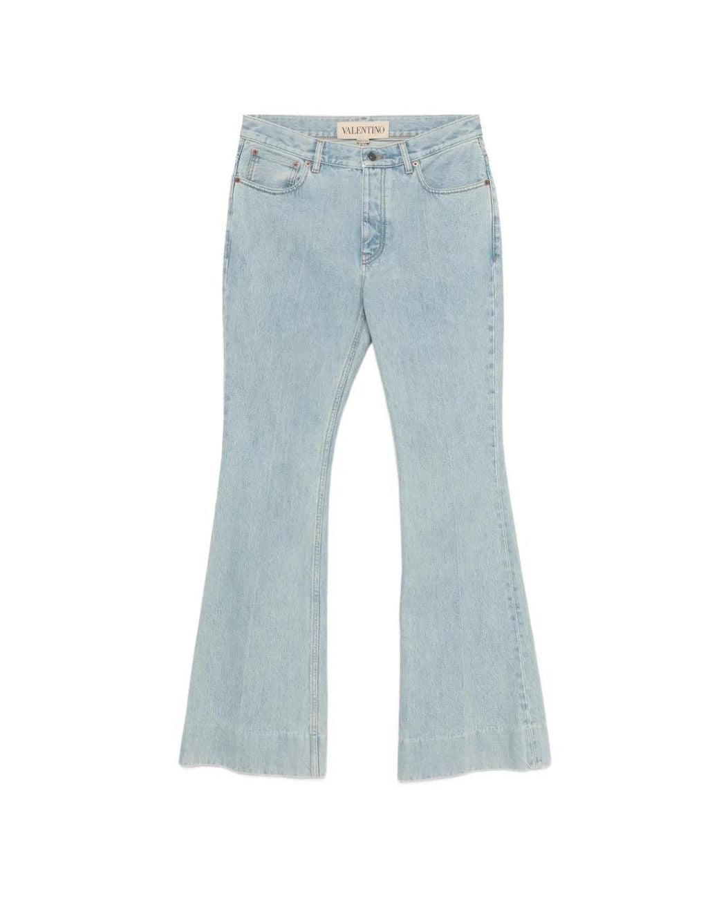Valentino Garavani Blue Flared Jeans for men