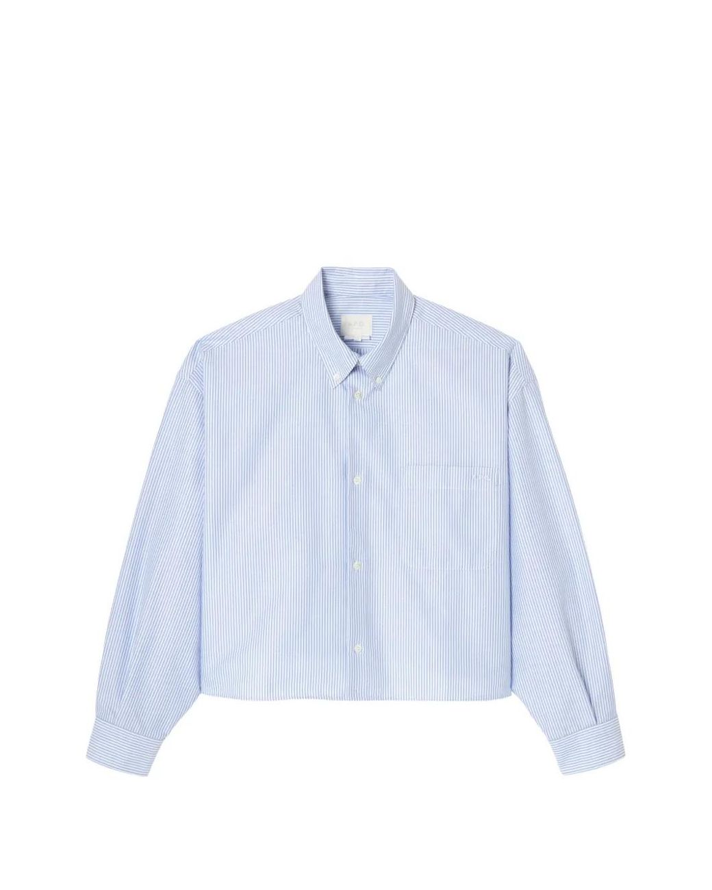 A.P.C. Blue Sophia Logo Shirt