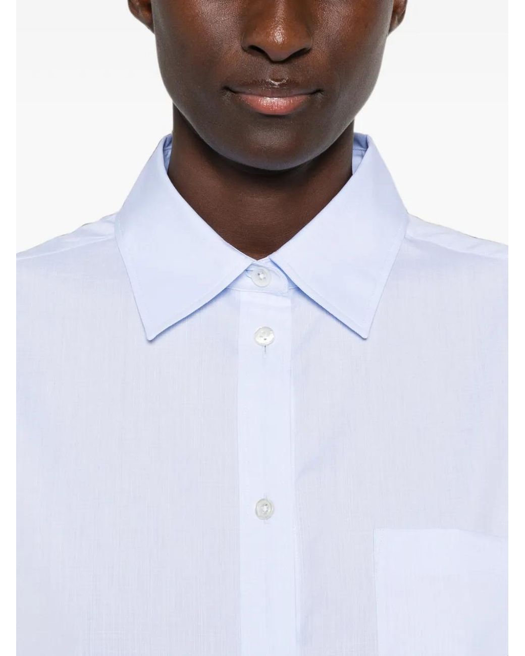 The Row White Elva Shirt