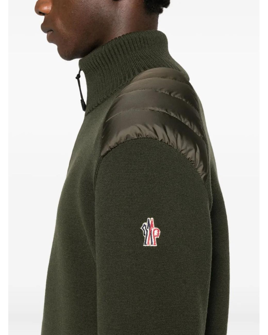 Moncler Green Cardigan for men