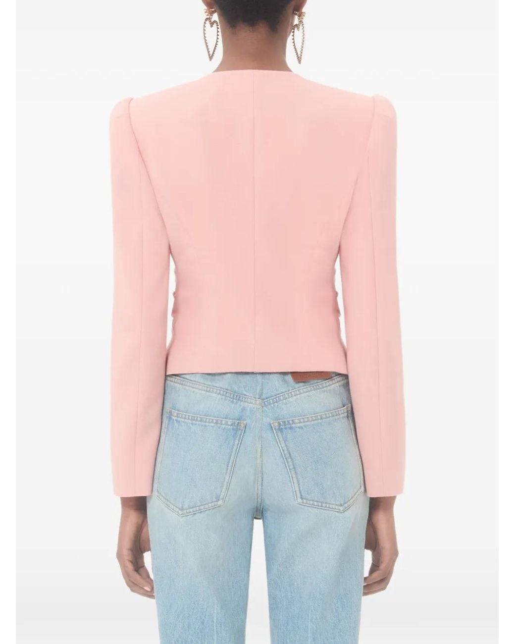 Valentino Garavani Pink Cropped Jacket