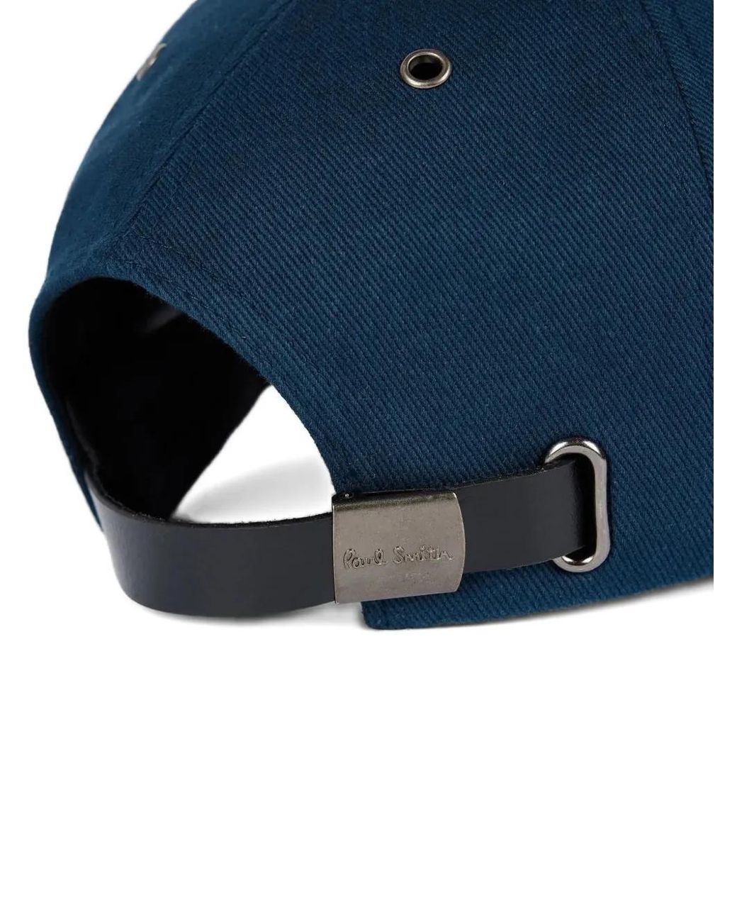 Paul Smith Blue Signature Stripe Trim Baseball Cap for men