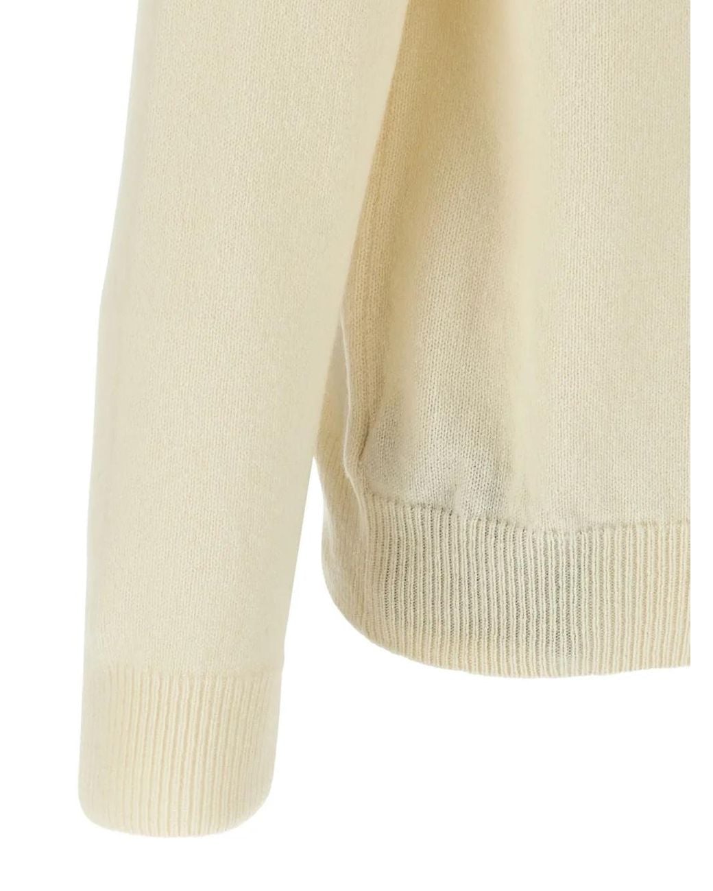 Zanone Natural Crew-Neck Long-Sleeves Sweater for men