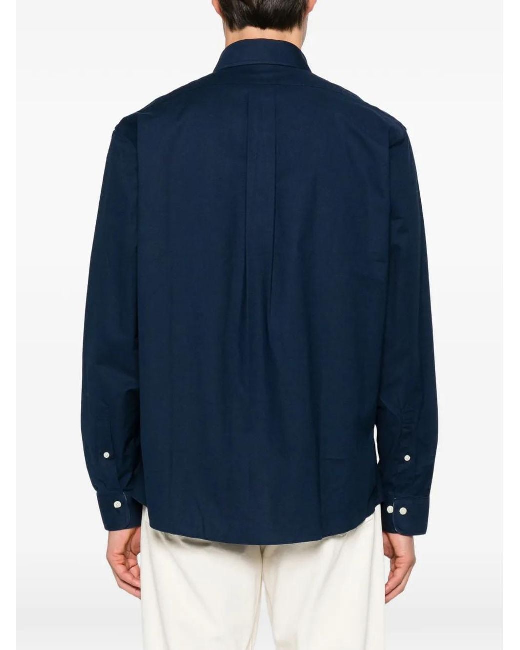 Brooks Brothers Blue Button-Down-Collar Shirt for men