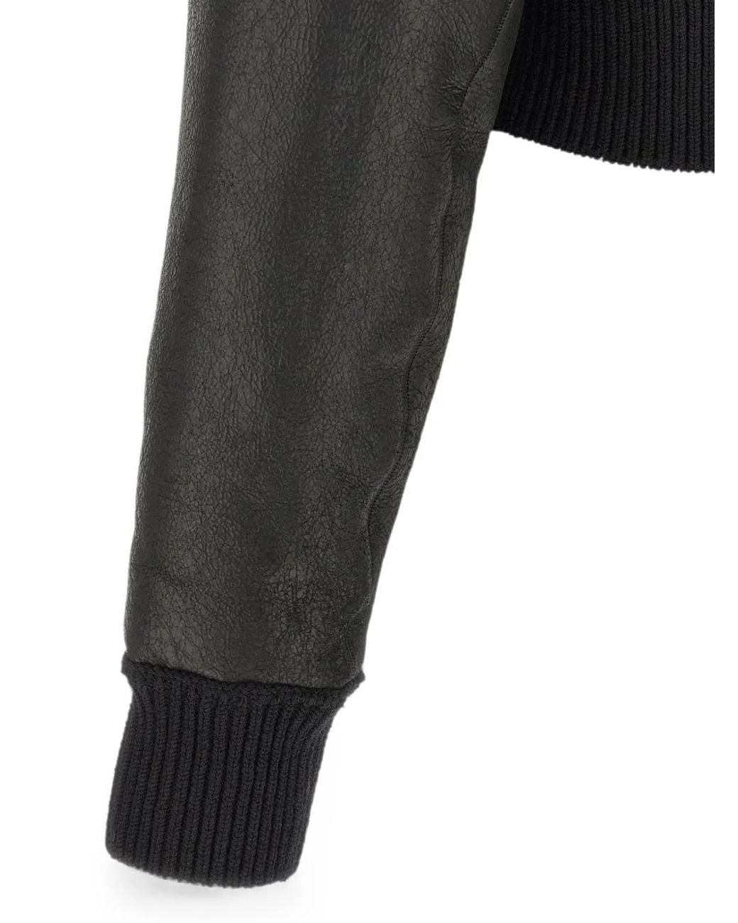 Rick Owens Black Tower Flight Jck Cropped for men