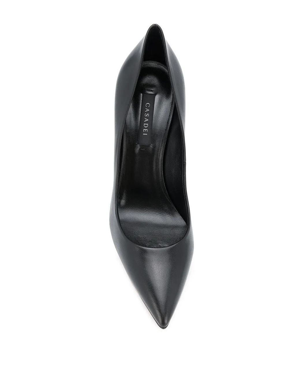 Casadei Black Pointed Toe Pumps