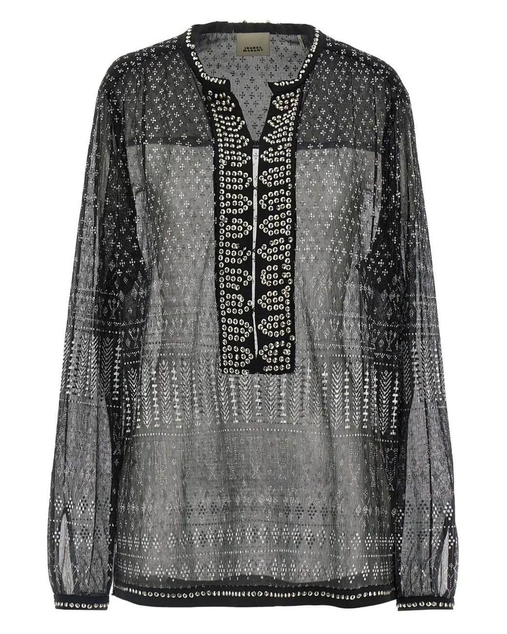 Isabel Marant Black Nickie Blouse