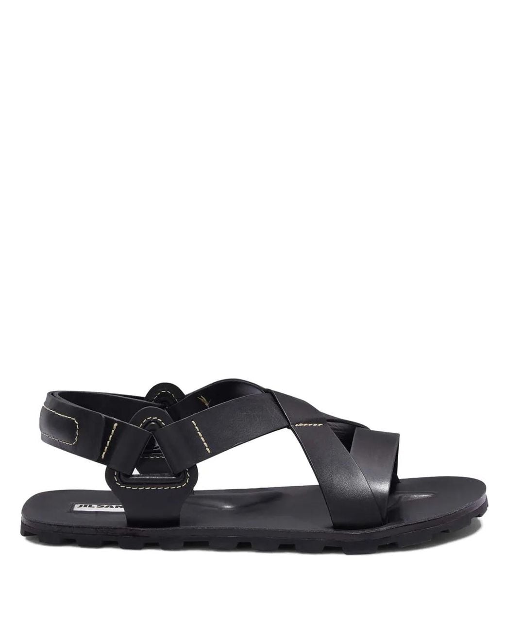 Jil Sander Blue Leather Sandals for men