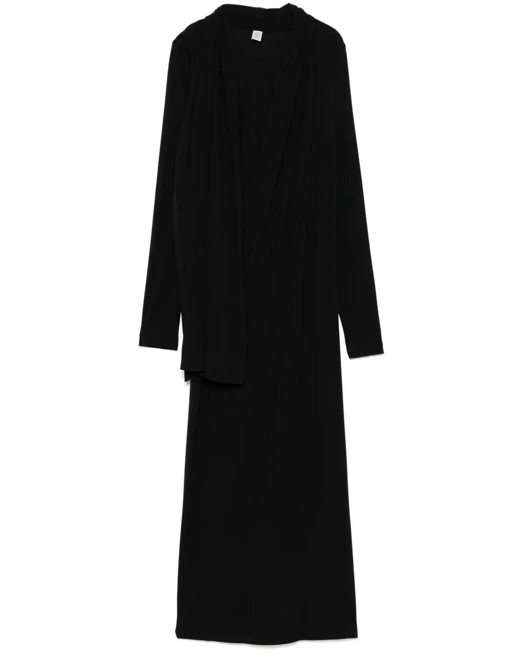 Totême Black Jersey Dress
