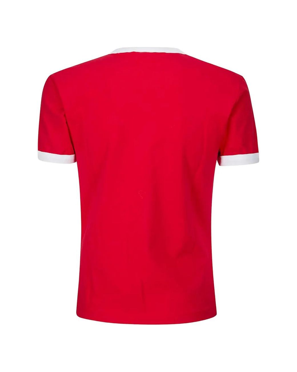 Adidas Red T-Shirt Ajusté À Logo