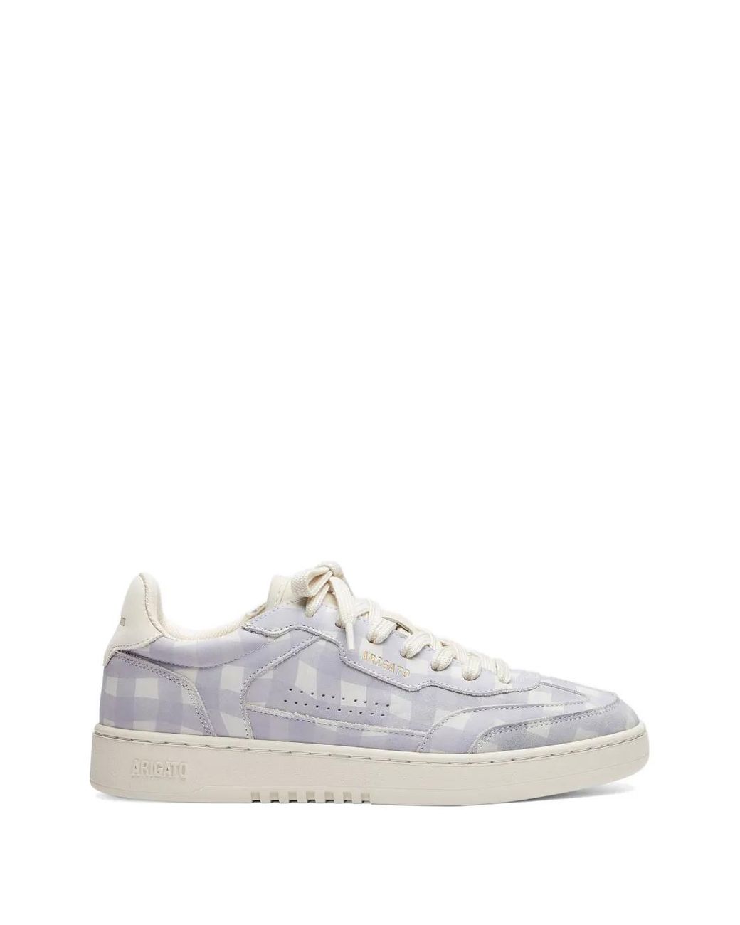 Axel Arigato White Dice T-Toe Gingham Sneakers for men