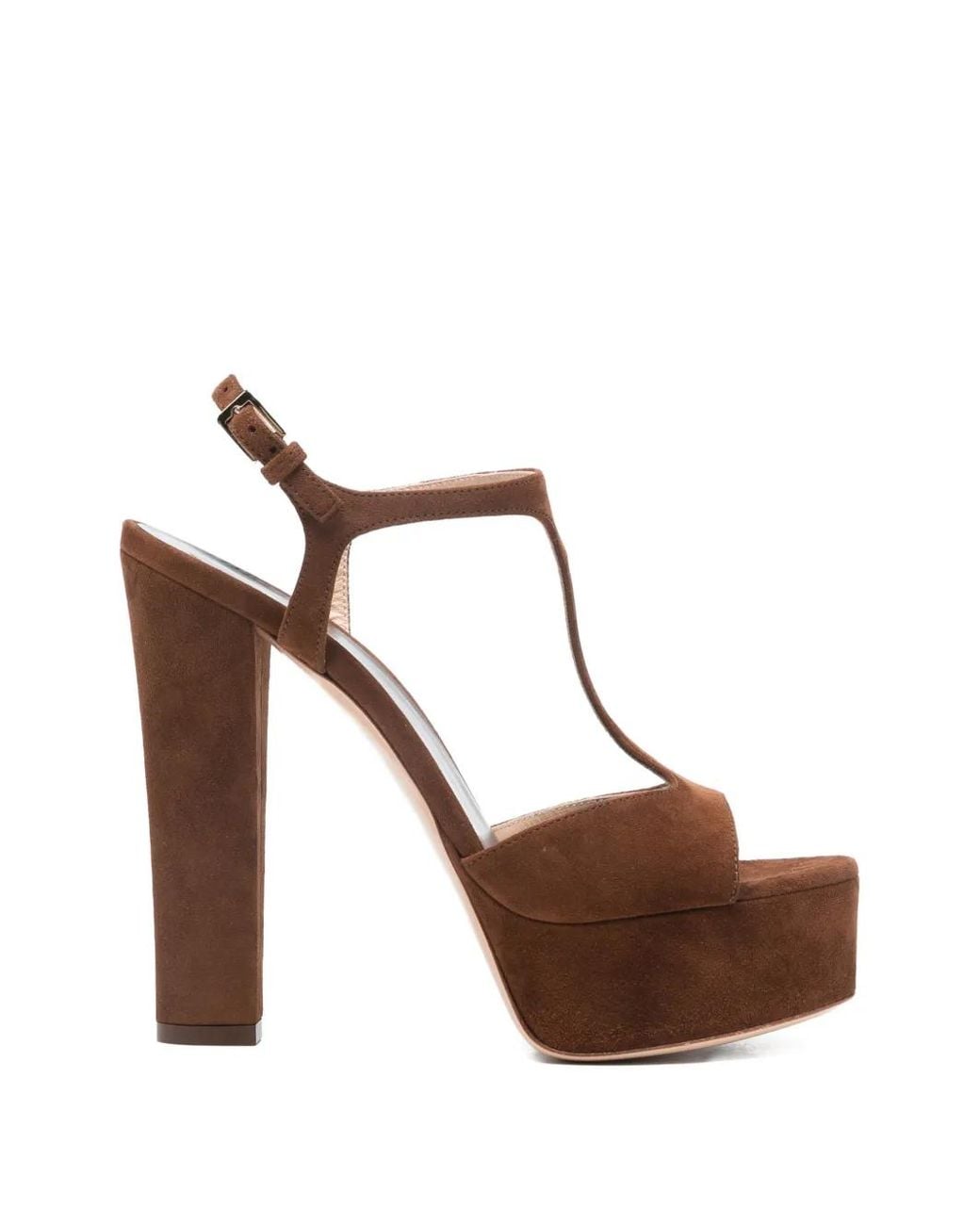 Tom Ford Brown Platform Heeled Sandals
