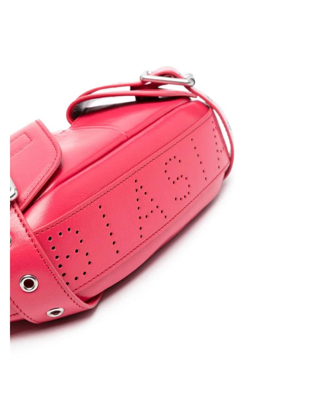 BIASIA Pink Y2K Leather Shoulder Bag