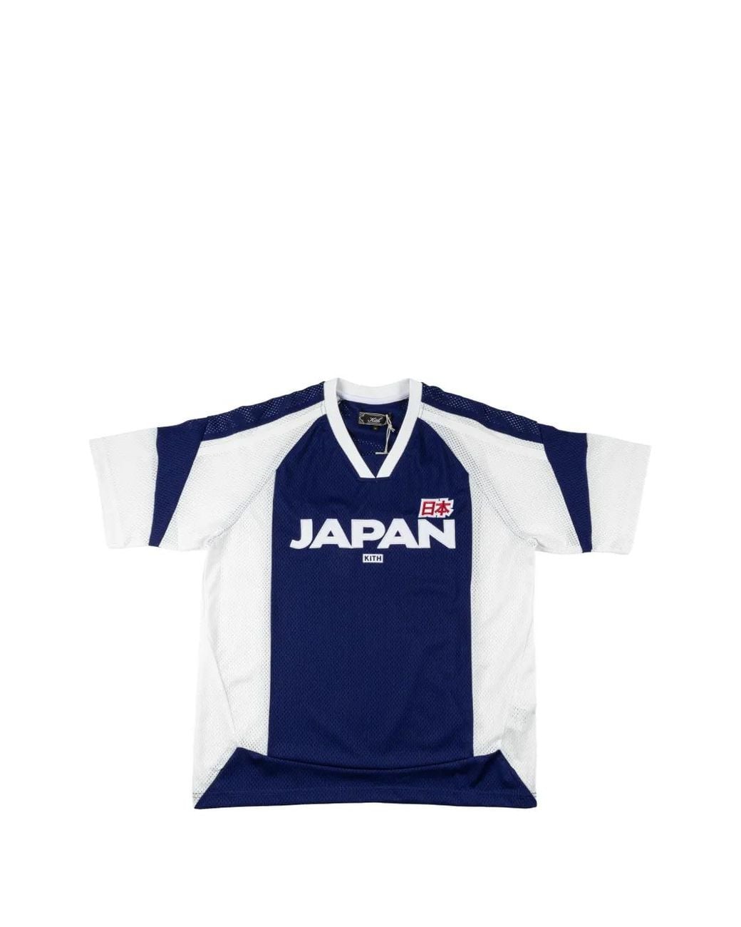 Kith Blue Japan Mesh Jersey T-Shirt for men