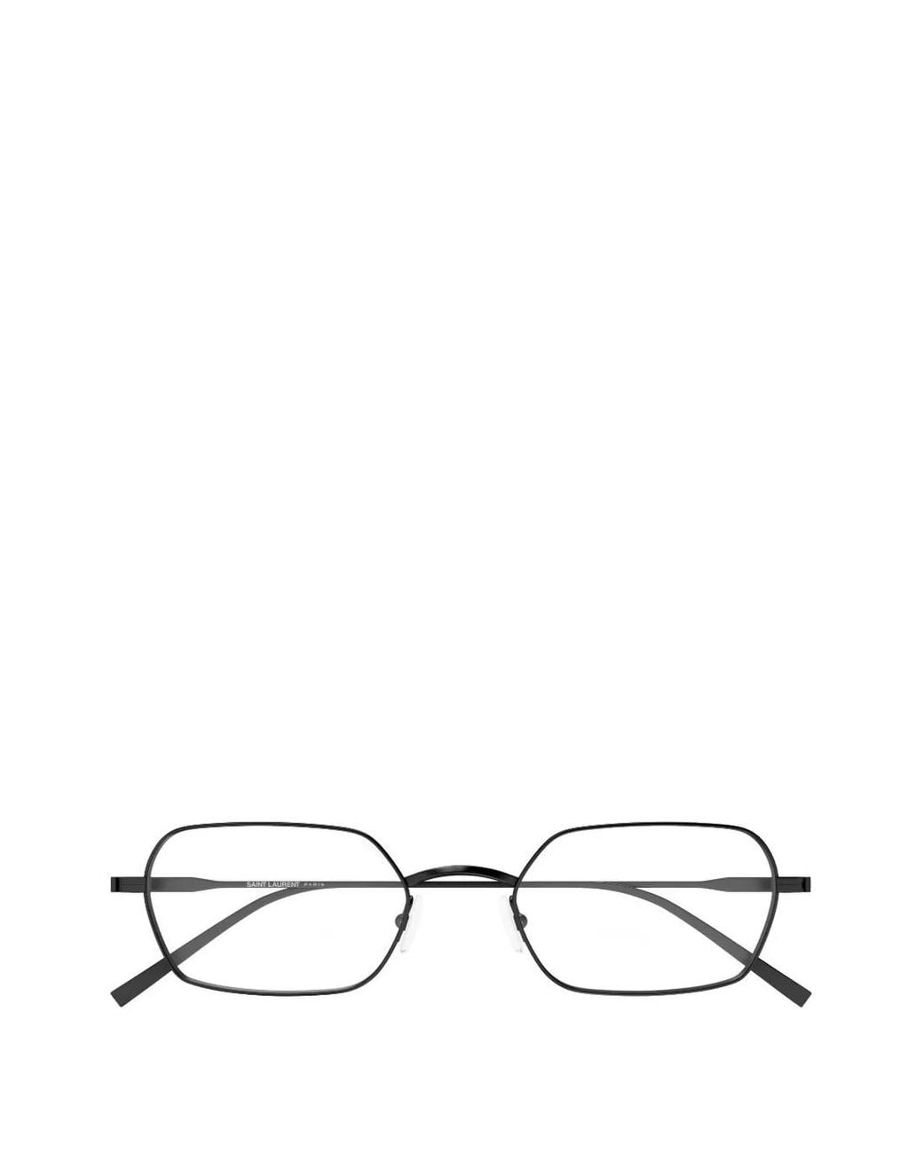 Saint Laurent White Lunettes De Vue À Monture Rectangulaire for men
