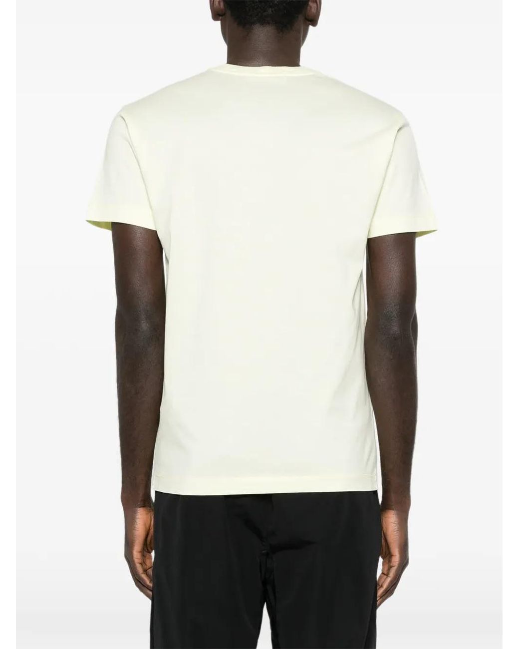 Stone Island White 2100027 60/2 Cotton Jersey T-Shirt for men