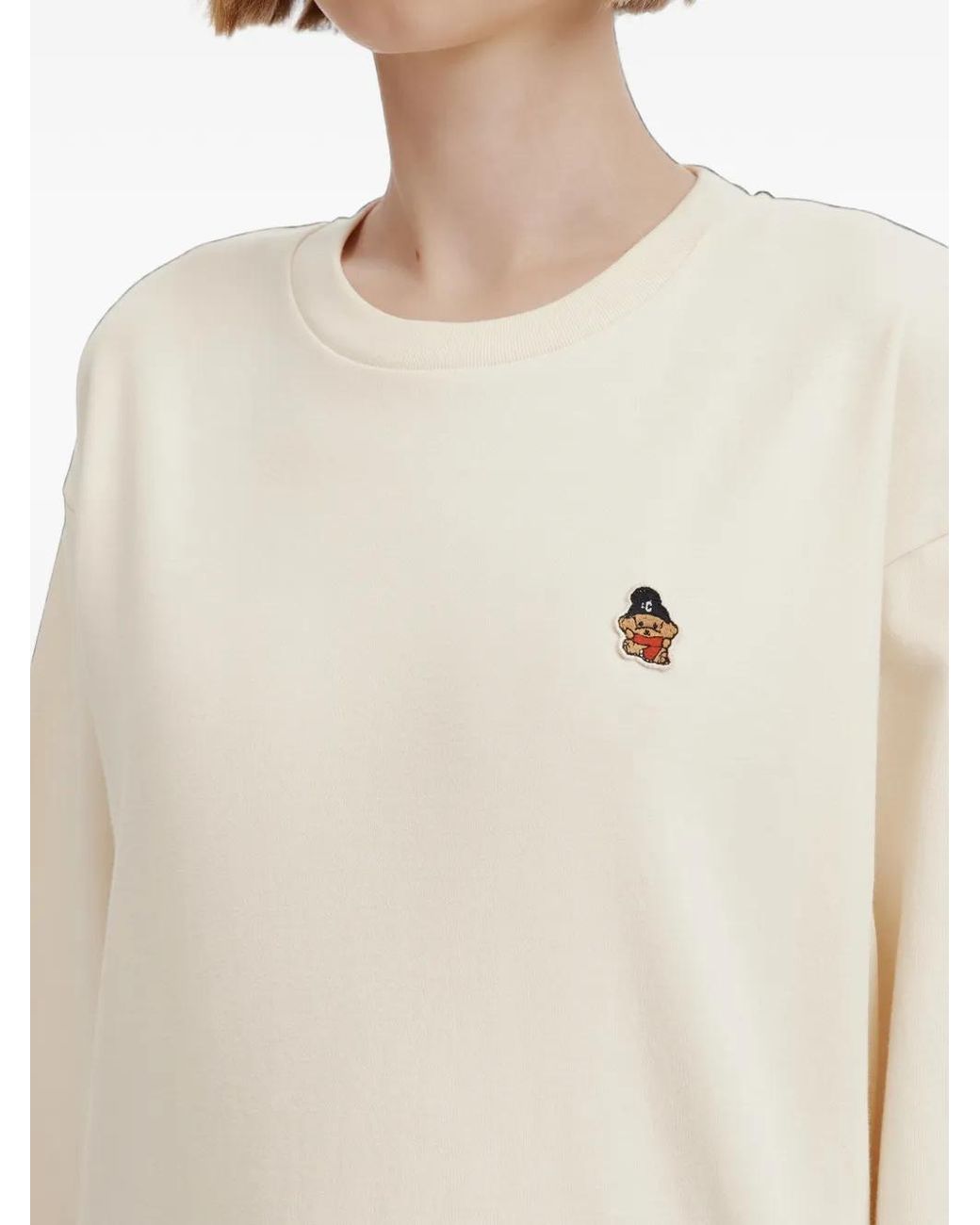 Chocoolate White Logo-Patch T-Shirt