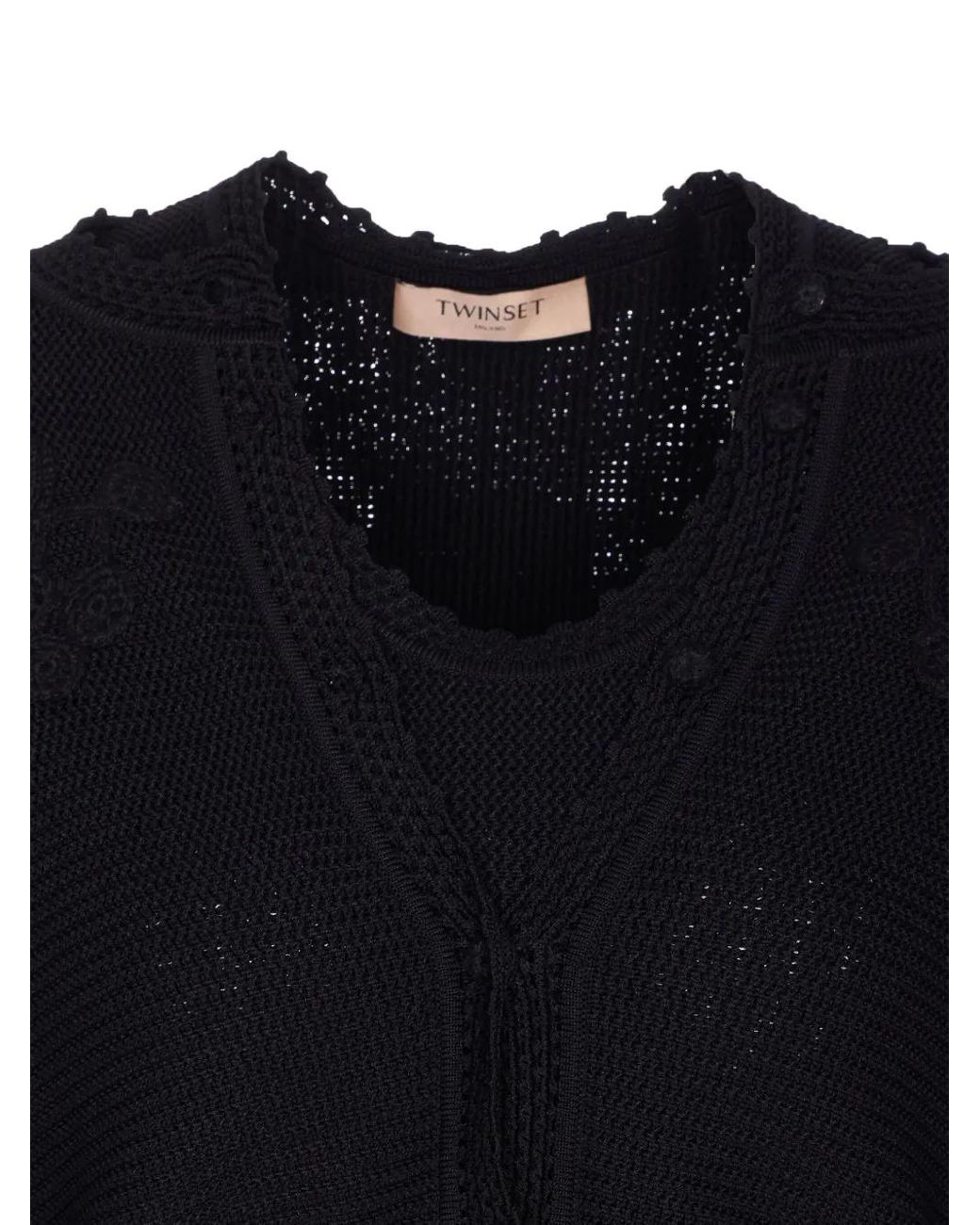 Twinset フローラル セーター Blue