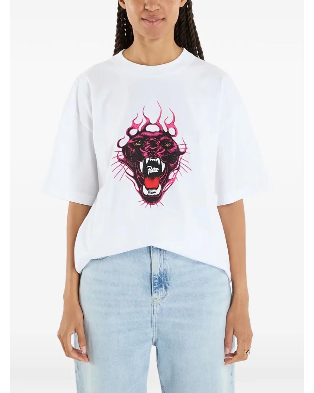 PATTA White T-Shirt À Motif Graphique
