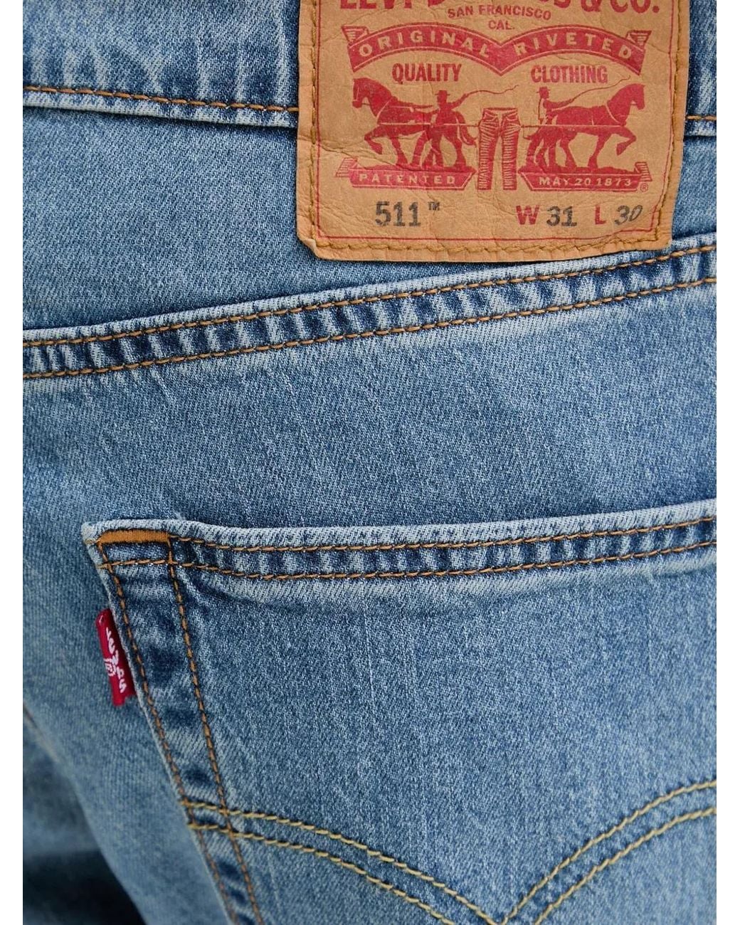 Levi's Blue 511 Slim-Fit Jeans for men