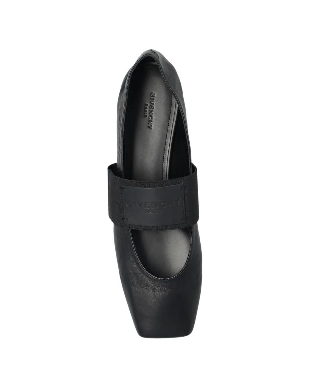Givenchy White Sliced Square Ballerina Tonal