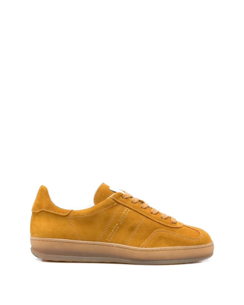 Liviana Conti Orange Logo-Print Sneakers