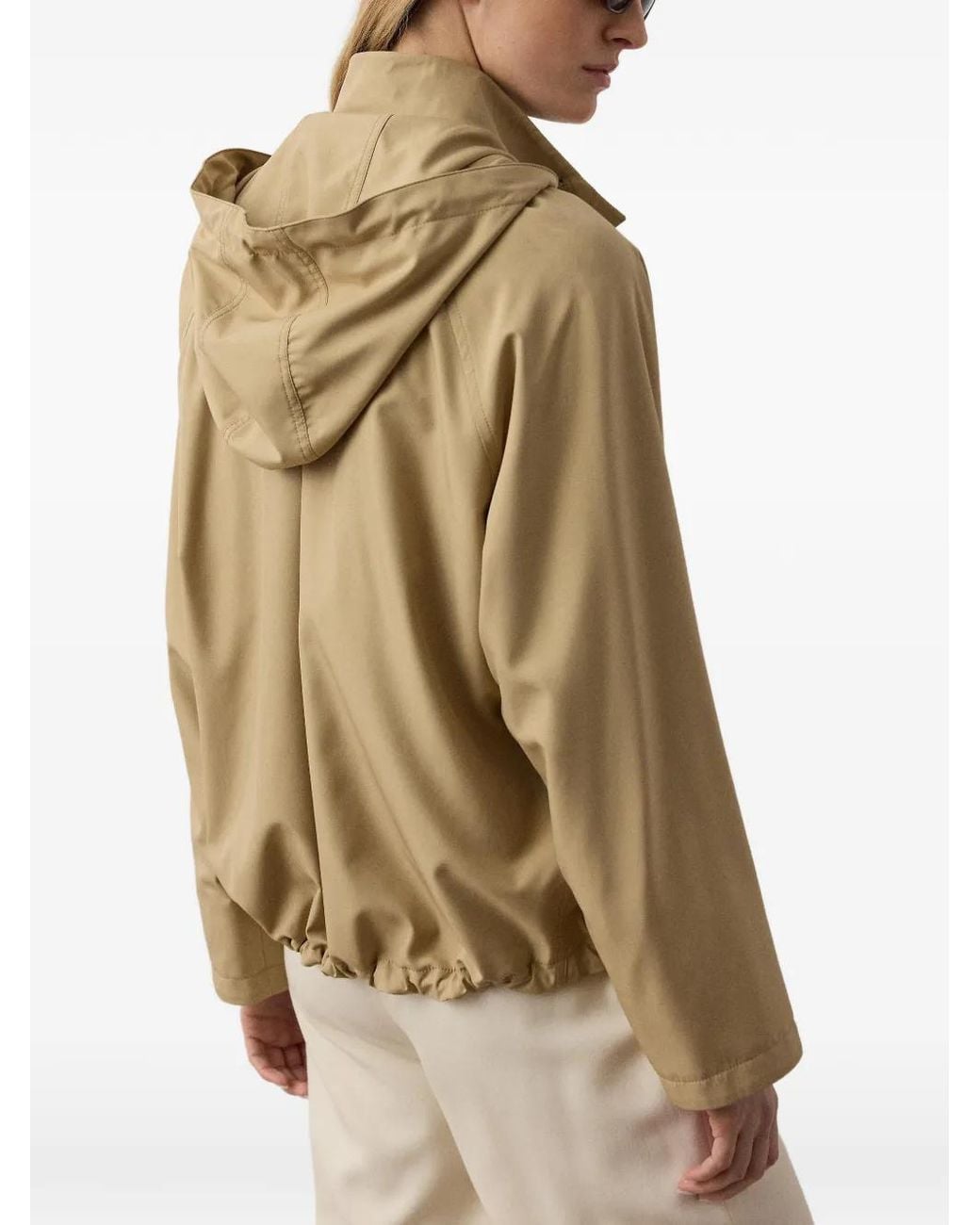 Ralph Lauren Natural Watkins Silk Jacket
