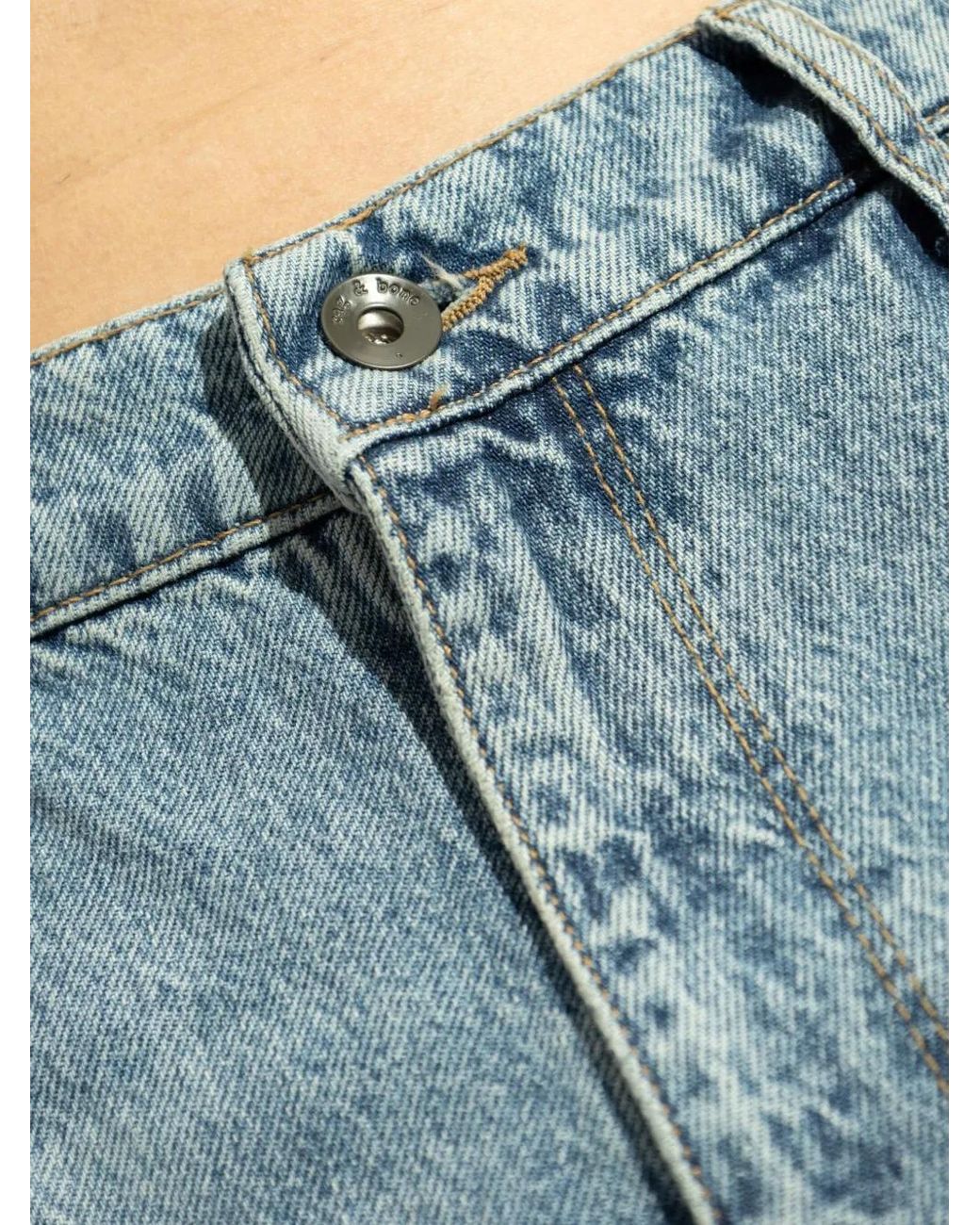 Rag & Bone Blue Straight-Leg Jeans for men