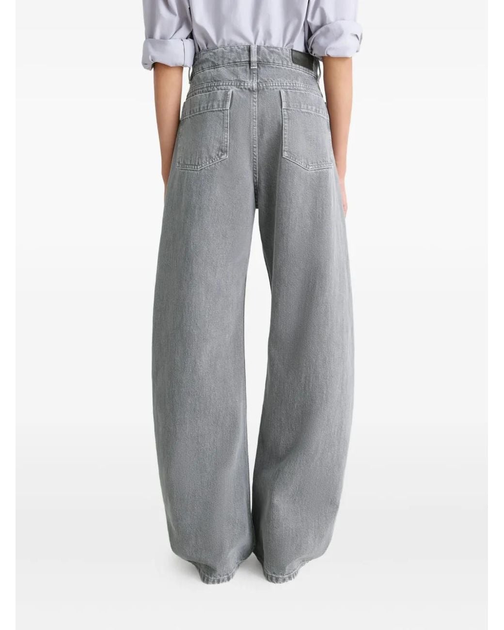 Lemaire Gray High-Waisted Jeans