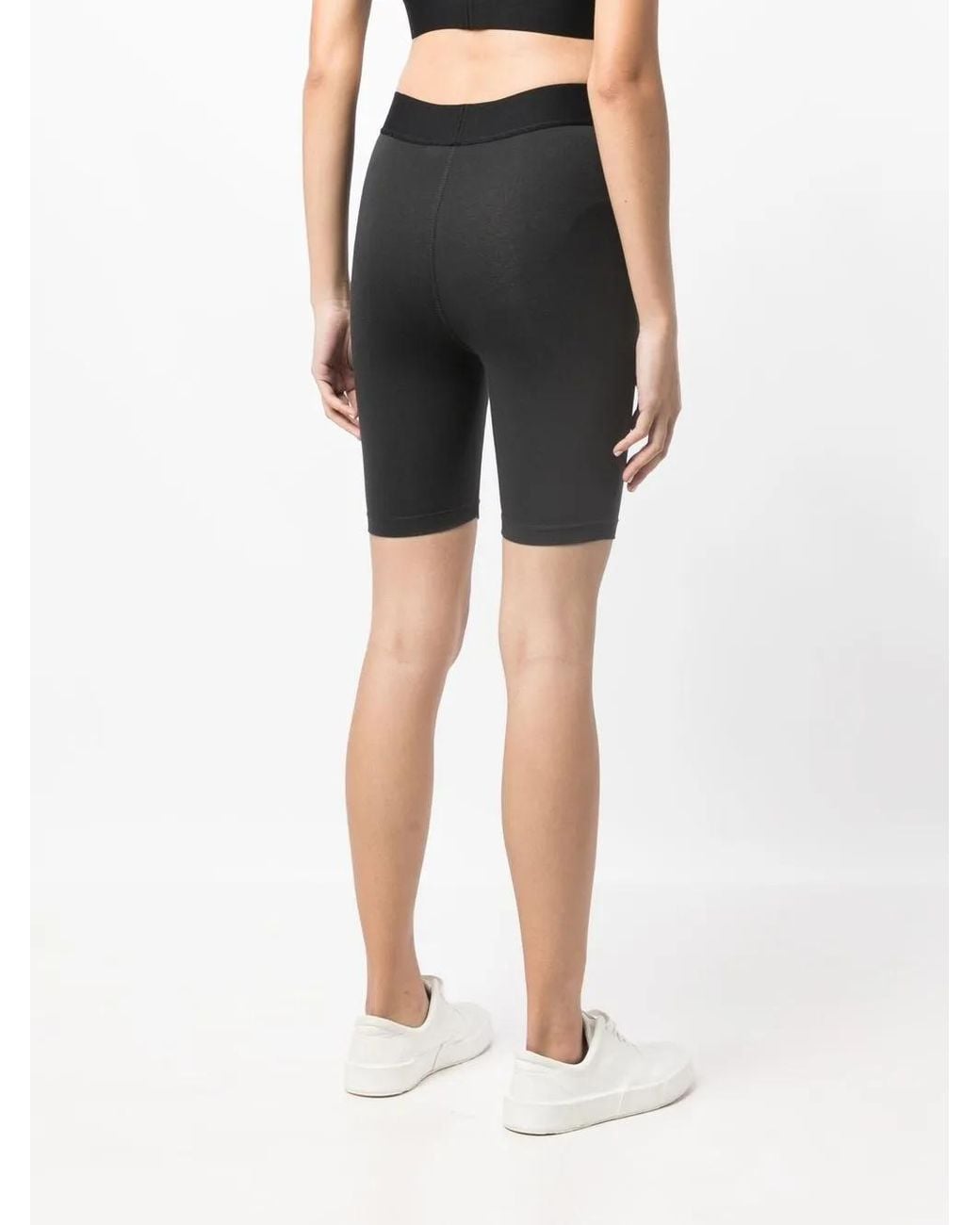 Fear Of God Gray Logo-Waistband Sport Shorts