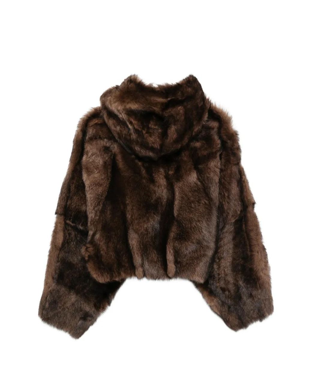 UTZON Brown Hooded Reversible Jacket