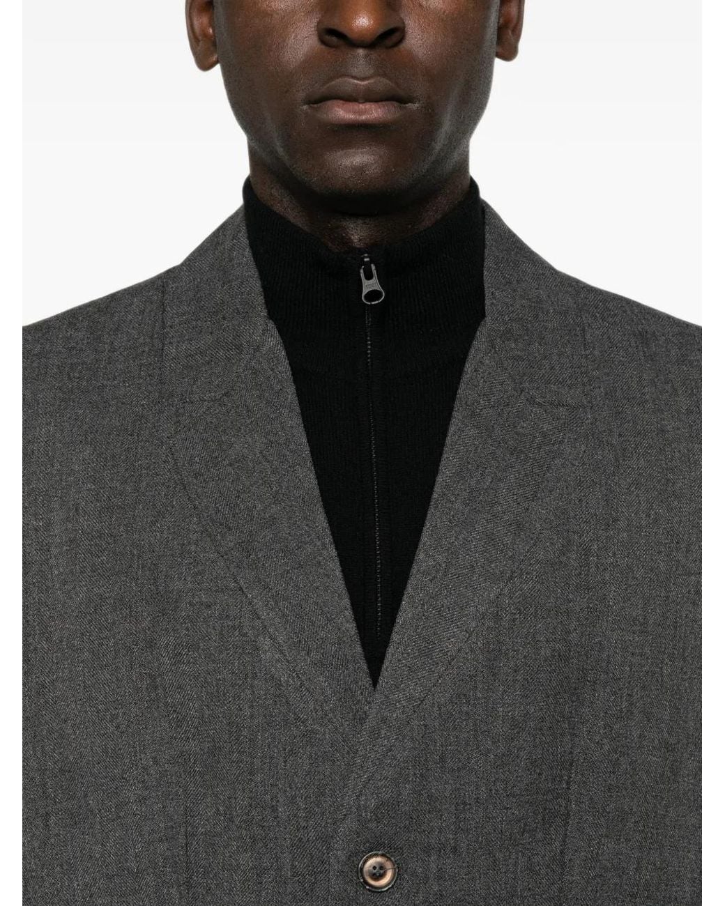 Imperial Black Gilet À Boutonnière for men